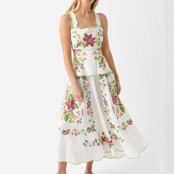 FARM Rio Dresses & Skirts - Farm Rio Tropical Romance Floral Maxi Dress size medium